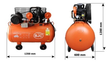 Масляный компрессор BJC 350L, КОМПРЕССОР 200, 300, 500, 3 ПОРШНЯ