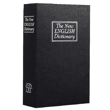 Книга СКРЫТЫЙ ДОМАШНИЙ СЕЙФ, металл, ДЕНЕЖНАЯ КАРТА, ключи, 24см XXL