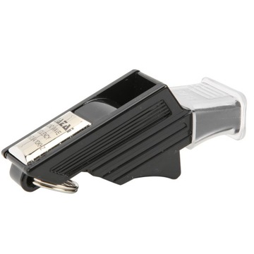 Пластиковый спортивный свисток Черный