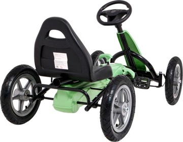 КАРТ С ПЕДАЛАМИ, НАДУВАННЫЕ КОЛЕСА, СВОБОДНАЯ СКОРОСТЬ, ТОРМОЗ