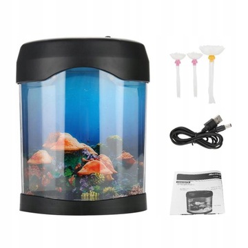 LAMPKA AKWARIUM DLA DZIECI DO POKOJU RYBKI 3D LED