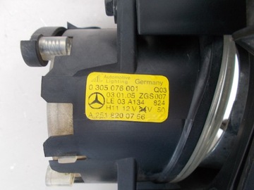 HALOGEN MŘÍŽKA MERCEDES A TŘÍDA W169