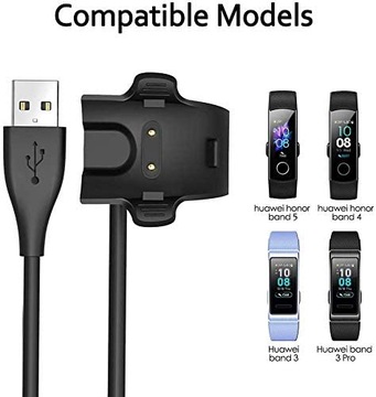2 зарядных устройства с USB-кабелем для HUAWEI BAND 2 3 Pro 4 5