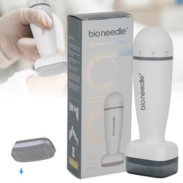 DERMA STAMP РЕГУЛИРУЕМАЯ МИКРОИГОЛЬНАЯ ШТАМП С 120 ТИТАНОВЫМИ СПИФЬЯМИ