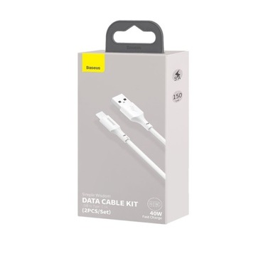2 x Зарядный кабель Fast USB Type C USB-C Type-C 5A 1,5 м QC 3.0 — 2 шт.