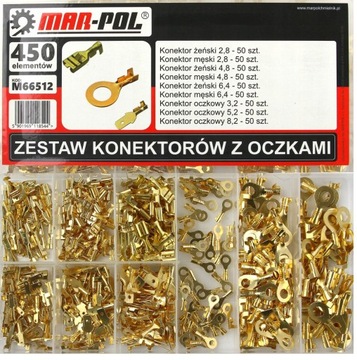 ZESTAW KONEKTORÓW Z OCZKAMI 450 EL
