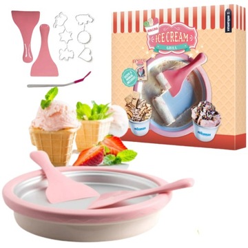 Набор для приготовления тайского мороженого, лопаточки, формочки, подарочные рецепты.
