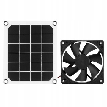 6V 10W ZEWNĘTRZNY PANEL SOLARNY WENTYLATOR WYCIĄ