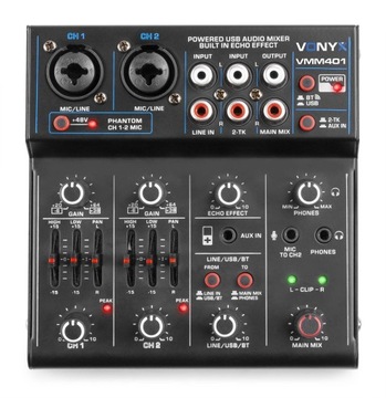 VMM401 4-канальный USB-микшер Vonyx