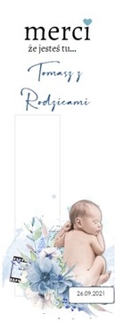 podziękowania na Merci urodziny chrzest roczek