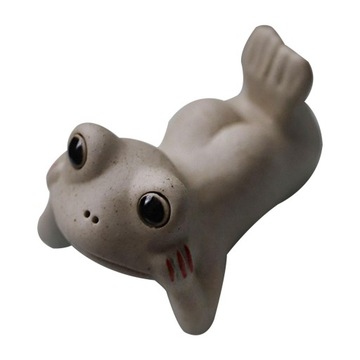 Керамическая фигурка лягушки, чайного питомца, маленькая форма C