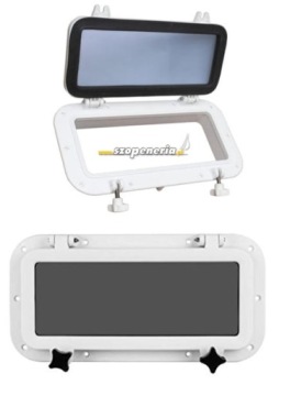 ОТКРЫТЫЙ ПРЯМОУГОЛЬНЫЙ ПОРТХАУС 400Х200 ММ ПВХ