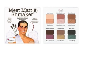 The Balm Meet Matt(e) Shmaker paleta cieni do powiek 9,6 g
