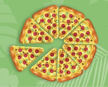 AIR AIR AIR МАТРАС Плавающая ПИЦЦА XL --> 189 СМ + ПОДСТАКАННИК