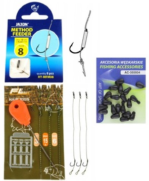 НАБОР 2x FEEDER удочка 2x катушка 63 элемента