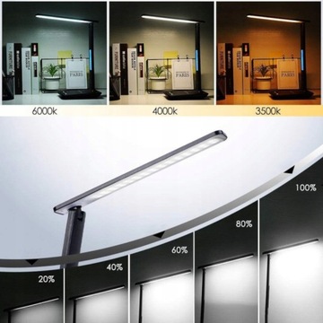 НАСТОЛЬНАЯ ЛАМПА СВЕТОДИОДНАЯ ЛАМПА ИНДУКТИВНОЕ ЗАРЯДНОЕ УСТРОЙСТВО БЫСТРАЯ ЗАРЯДКА 10 Вт БУДИЛЬНИК