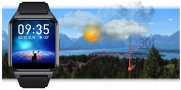 SMARTWATCH DAMSKI ROZMOWY TERMOMETR MENU PL GRAWER