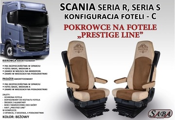 Чехлы на сиденья PRESTIGE LINE SCANIA R, S SERIES