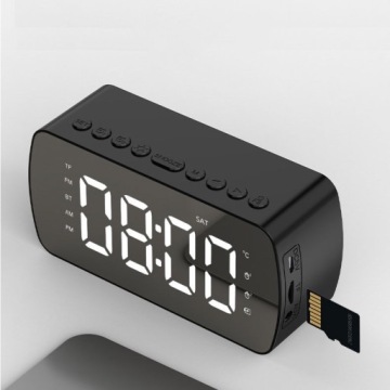 ДИНАМИК BLUETOOTH РАДИО ЧАСЫ SD КАРТЫ AUX USB