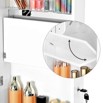 ШКАФ С 2-мя ЗЕРКАЛАМИ ДЛЯ ЮВЕЛИРНЫХ УКРАШЕНИЙ, ПОДВЕСНОЙ ТРУОДАРНЫЙ СТОЛИК