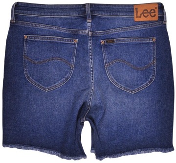 LEE spodenki BLUE jeans BOYFRIEND SHORT _ W40