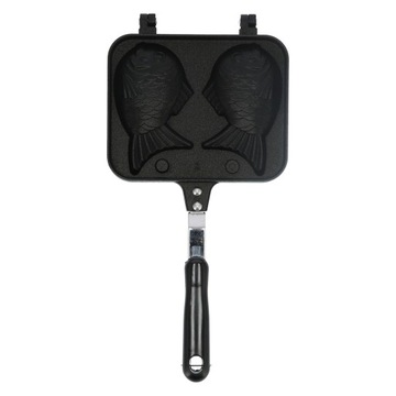 Taiyaki Форма для вафель в форме рыбки с антипригарным покрытием двойная 7J