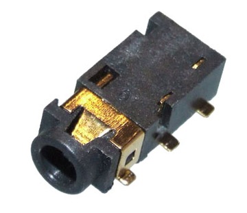 Gniazdo Jack 2,5 (4pin) Lutowane W Obwód SMD