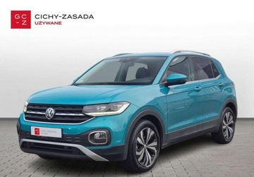 Volkswagen T-Cross SUV 1.0 TSI 115KM 2019 Volkswagen T-Cross Style 1.0TSI 115KM DSG ACC Kamera Virtual Ambiente Podg