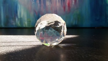 ХРУСТАЛЬ, ХРУСТАЛЬНЫЙ ШАР, КУЛОН, 5 СМ