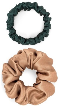 Jedwabna gumka do włosów zestaw 2 szt. S&L 100% jedwab scrunchie SilkLove