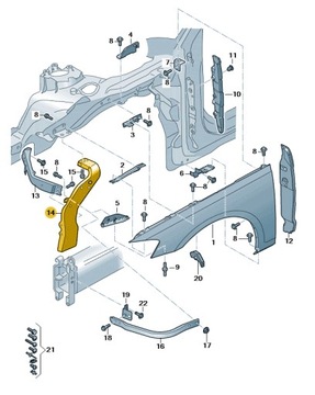 PODPORA BŁOTNIKA PRZEDNIEGO PRAWA STRONA AUDI A8 D5 ASO ORYGNIAŁ NOWA