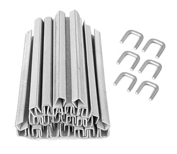 Klipsy 390 aluminiowe do klipsownicy ręcznej, 4 400 szt. 17,5 x 17 mm