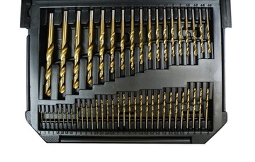 ZESTAW NARZEDZI 300EL WIERTŁA DŁUTA BITY OTWORNICE KLUCZE WALIZKA