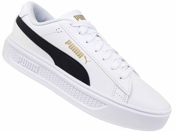 PUMA SMASH PLATFORM V3 390758 04 BUTY TRAMPKI TENISÓWKI BIAŁE