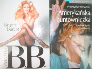 Inicjały B.B. Brigitte Bardot JANE FONDA