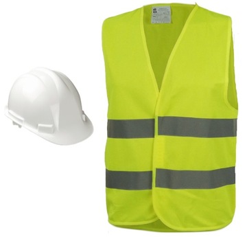 KASK BUDOWLANY HEŁM OCHRONNY BHP BIAŁY SH-100