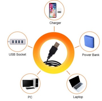Закатная лампа USB Радужный проектор