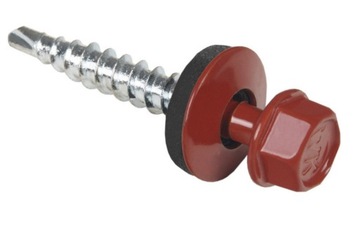WKRĘTY FARMERSKIE 4,8X25MM RAL 3009 FARMERY 100SZT