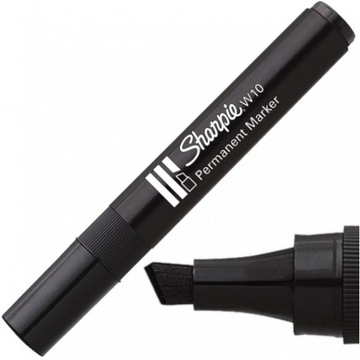 Marker permanentny czarny Sharpie 1 szt. ścięty