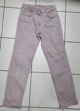 NOWOŚĆ SPODNIE JEANS BOBBY LUŹNY KRÓJ RÓŻOWE 38/32-44