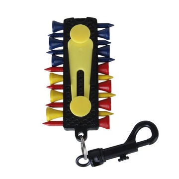 Sports Golf Tee Holder Keeper ze znacznikami piłek z 12 znacznikami piłek Tee