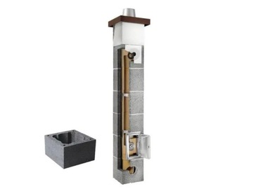 Komin systemowy Osmose Turbo fi 180 7m gaz