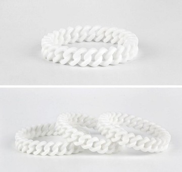 Разноцветные резиновые браслеты с подвесками для мужчин и женщин