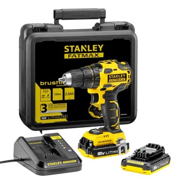 БЕСЩЕТОЧНАЯ ОТВЕРТКА STANLEY FMCD607D2K 18В +40