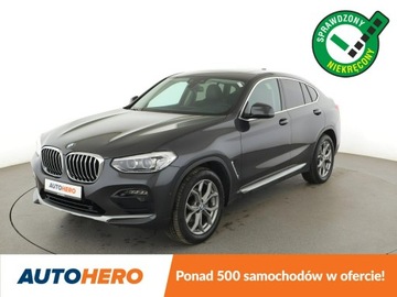 BMW X4 G02 SUV 20d 190KM 2020 BMW X4 Xdrive, automat, skóra, panorama, kamera,