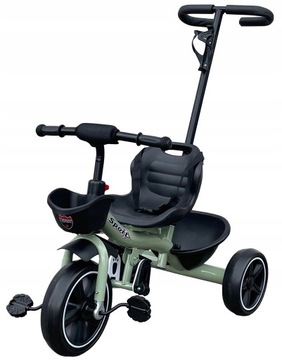 Трехколесный велосипед, легкая коляска для езды на велосипеде, 5-точечные ремни, 3 цвета