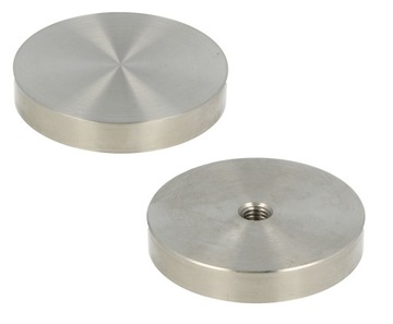 Krążek UV do klejenia szkła mocowanie fi60mm stal nierdzewna M8