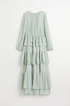 H&M 38/M szyfonowa sukienka