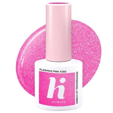 HI HYBRID LAKIER HYBRYDOWY 260 FLASHING PINK 5ml
