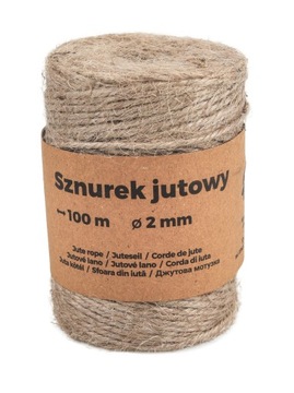 SZNUREK JUTOWY 2 mm x 100 m